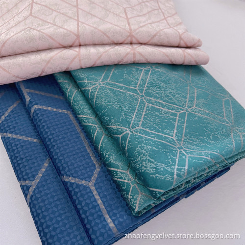 100% Polyester Foiling Velvet Sofa Fabric